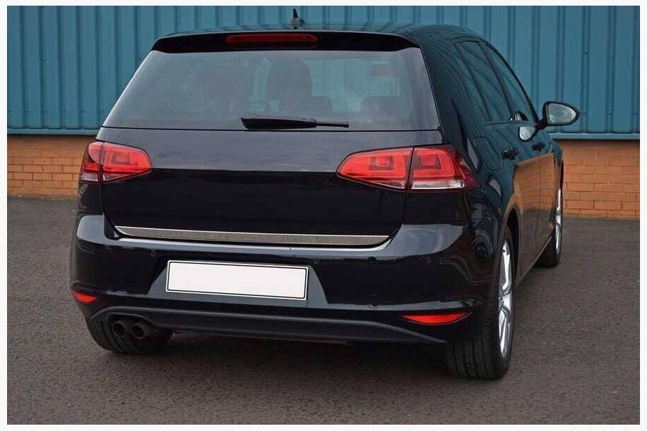 Volkswagen Golf 7/E-Golf 2012–2020 Bagageluckans kantlist HB (rostfritt stål) OmsaLine – italienskt rostfritt stål Image