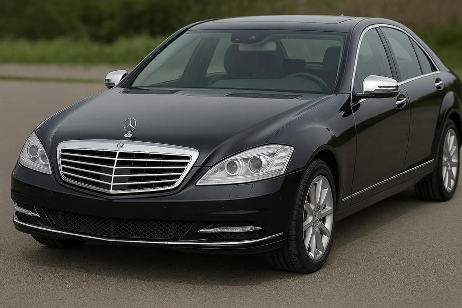 Mercedes S-class W221 2005–2013 Spegelkåpor (2009-2013, 2 st, rostfritt stål) Image