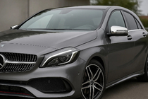 Mercedes A-class W176 2012–2018 Spegelskal (2 st, rostfritt stål) foto 1