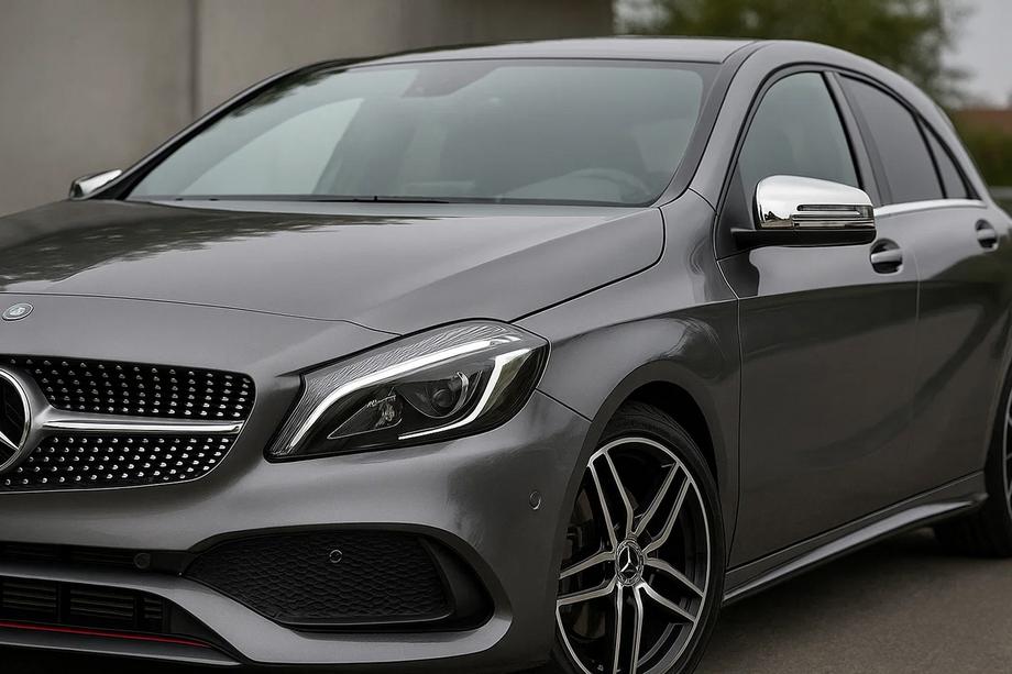 Mercedes A-class W176 2012–2018 Spegelskal (2 st, rostfritt stål) Image