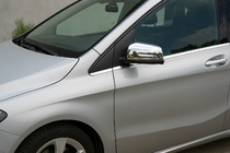 Mercedes B-class W246 2011–2018 Spegelskal (2 st, rostfritt stål) foto 1