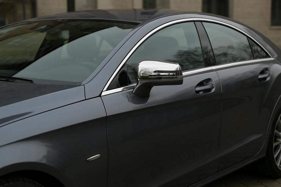 Mercedes CLS C218 2011–2018 Spegelskal (2 st, rostfritt stål) Foto 1