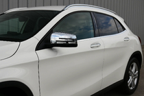 Mercedes GLA X156 2014–2019 Spegelskal (2 st, rostfritt stål) foto 1