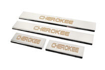 Jeep Grand Cherokee WK2 2010–2021 Tröskellister V-2 (4 st, rostfritt stål) foto 2