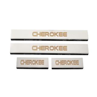 Tröskellister V-2 (4 st, rostfritt stål) Jeep Grand Cherokee WK2 2010–2021 foto 1