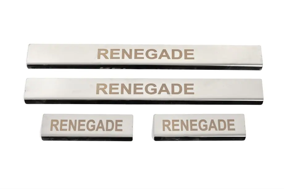 Jeep Renegade 2014– Tröskelskydd (4 st, rostfritt stål) Image