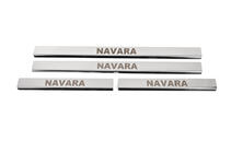 Nissan Navara 2006–2015 Tröskelskydd (4 st, rostfritt stål) foto 1
