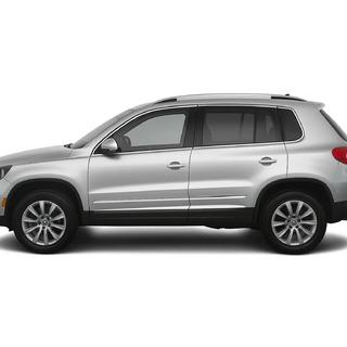 Dörrlister (4 st, rostfritt stål) Volkswagen Tiguan 2007–2016 foto 1