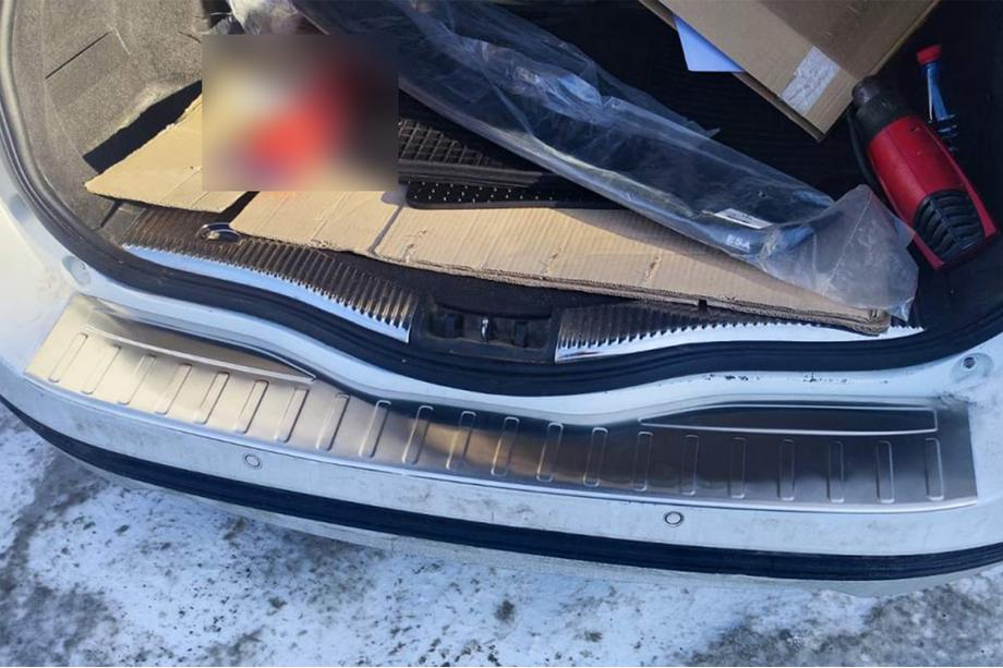 Ford Mondeo 2014–2022 Lastskydd bakre stötfångare Carmos (SW, rostfritt stål) Image