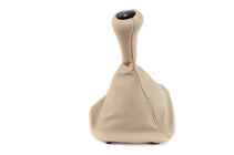 BMW 5-serie E39 1996–2003 Växelspaksdamask + växelknopp OEM (beige) foto 2