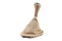 BMW 5-serie E39 1996–2003 Växelspaksdamask + växelknopp OEM (beige) foto 3