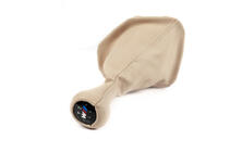 BMW 5-serie E39 1996–2003 Växelspaksdamask + växelknopp OEM (beige) foto 4