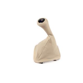 Växelspaksdamask + växelknopp OEM 5-växlad (beige) BMW 3-serien E36 1990–2000 foto 1