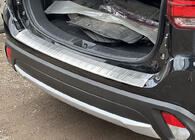 Mitsubishi Outlander 2012–2021 Lastskydd bakre stötfångare 2015-2021 Carmos (rostfritt stål) foto 1