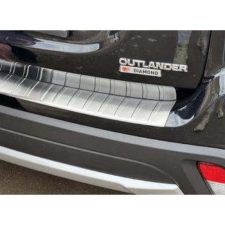 Lastskydd bakre stötfångare 2015-2021 Carmos (rostfritt stål) Mitsubishi Outlander 2012–2021 foto 3