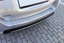 Toyota Auris 2012–2018 Bakre stötfångarskydd i rostfritt stål Carmos (SW) foto 1