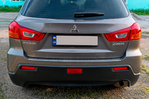 Mitsubishi ASX 2010–2023 Skyddslister för bakre stötfångare Carmos (2010-2019, rostfritt stål) foto 1