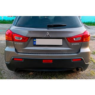 Skyddslister för bakre stötfångare Carmos (2010-2019, rostfritt stål) Mitsubishi ASX 2010–2023 foto 1