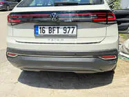 Volkswagen Taigo 2020– Bakre stötfångarskydd Carmos (rostfritt stål) (matt) foto 2
