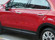 Fiat 500X 2014–2024 Fönsterlister i rostfritt stål (4 st.) foto 3