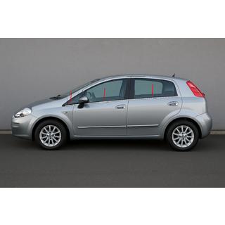 Fönsterlister Carmos (6 st, rostfritt stål) Fiat Punto Grande/EVO 2006–2018 foto 1
