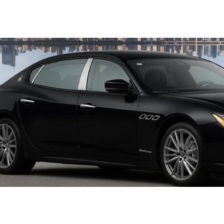 Dörrstolpslister i rostfritt stål (4 st) Maserati Quattroporte 2013–2023 foto 1
