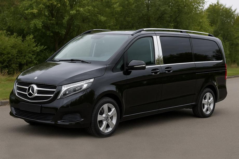 Mercedes Vito/V-klass W447 2014– Dörrstolpslister i rostfritt stål (4 st) Image