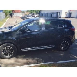 Dörrstolpslister (6 st, rostfritt stål) Kia Sportage 2015–2021 foto 3