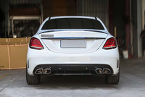 Mercedes C-class W205 2014–2021 Karosserikit med diffusor (AMG C63-designs 2018-2021) foto 4