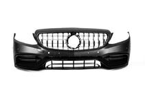 Mercedes C-class W205 2014–2021 Karosserikit med diffusor (AMG C63-designs 2018-2021) foto 11