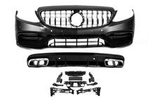 Mercedes C-class W205 2014–2021 Karosserikit med diffusor (AMG C63-designs 2018-2021) foto 7