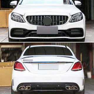 Karosserikit med diffusor (AMG C63-designs 2018-2021) foto 3