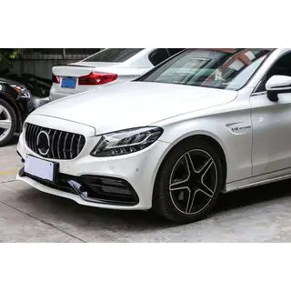 Karosserikit med diffusor (AMG C63-designs 2018-2021) foto 1