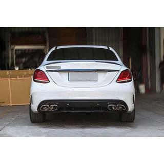 Karosserikit med diffusor (AMG C63-designs 2018-2021) foto 4