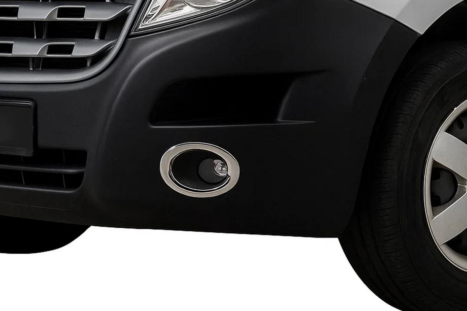 Opel Movano 2010–2021 Kromlister för dimljus Carmos (2 st, rostfritt stål) Image