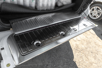 Toyota Land Cruiser 200 2007–2021 Sats bagageutrymmesinsatser (rostfritt stål) foto 3