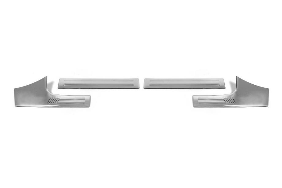 Peugeot 408 2022– Invändiga instegsskydd Carmos (4 st, rostfritt) Image