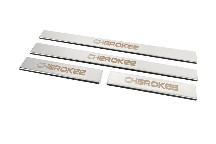 Jeep Grand Cherokee WK 2004–2010 Instegslister Carmos V-2 (4 st, rostfritt stål) Foto 2