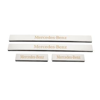 Instegslister Carmos (4 st, rostfritt) Mercedes C-klass W204 2007–2015 foto 1