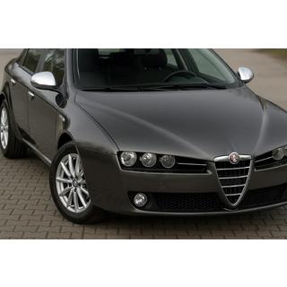Spegelkåpor (2 st, rostfritt stål) Carmos Alfa Romeo 159 2005–2011 foto 1