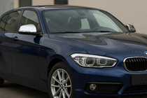 BMW 1-serien F20/F21 2011–2019 Spegelkåpor (2 st, rostfritt stål) Carmos foto 3