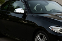 BMW 2-serien F22/F23 2014–2021 Spegelkåpor (2 st, rostfritt stål) Carmos foto 1
