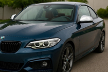BMW 2-serien F22/F23 2014–2021 Spegelkåpor (2 st, rostfritt stål) Carmos foto 3