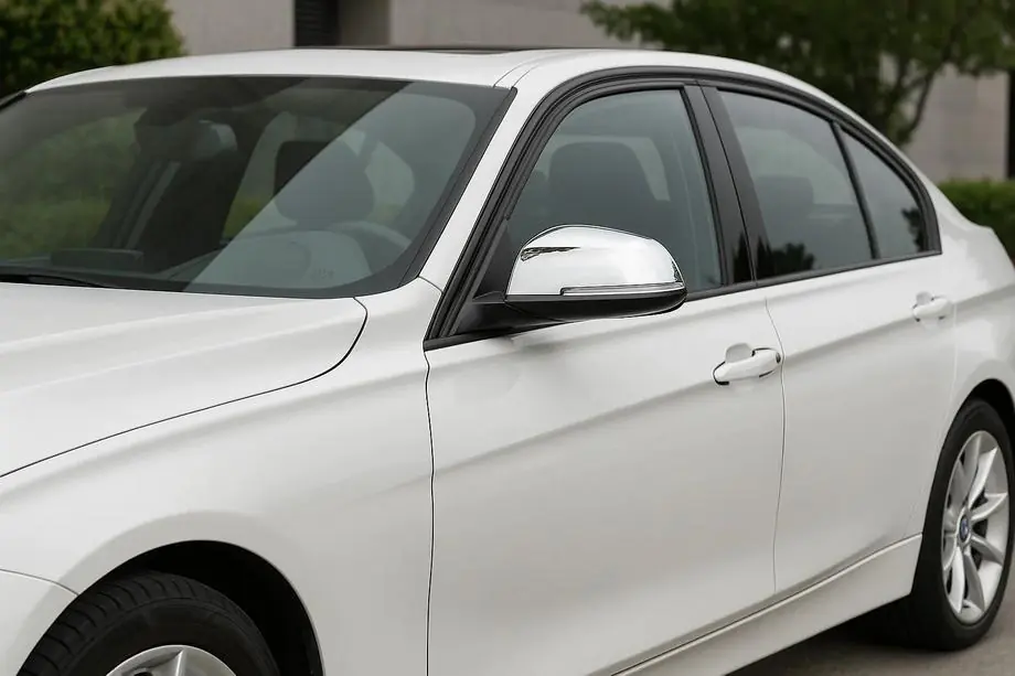 BMW 3-serien F30/F31 2012–2019 Spegelkåpor (2 st, rostfritt stål) Carmos Image