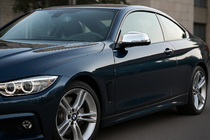 BMW 4-serie F32/F33/F36 2012–2020 Spegelkåpor (2 st, rostfritt stål) Carmos foto 3