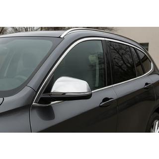 Spegelkåpor (2 st, rostfritt stål) Carmos BMW X1 F48 2015–2022 foto 1