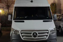 Mercedes Sprinter W907/W910 2018– Solskydd för vindruta på ram (Vit, 5 mm) foto 4