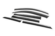 Toyota Land Cruiser Prado 150 2009–2023 Vindavvisare med kromlist Niken Luxury (6 st) foto 3