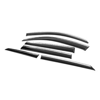 Vindavvisare med kromlist Niken Luxury (6 st) Toyota Land Cruiser Prado 150 2009–2023 foto 3