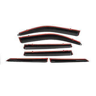 Vindavvisare med kromlist Niken Luxury (6 st) Toyota Land Cruiser Prado 150 2009–2023 foto 4